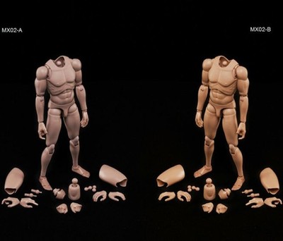 1/6 Male Narrow Shoulders Muscular Joint Body For 12'' Action Figure Model Doll