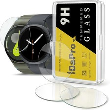 4-Pack Clear Screen Protector for Samsung Galaxy Watch 8/7 44mm, Easy Install, 9