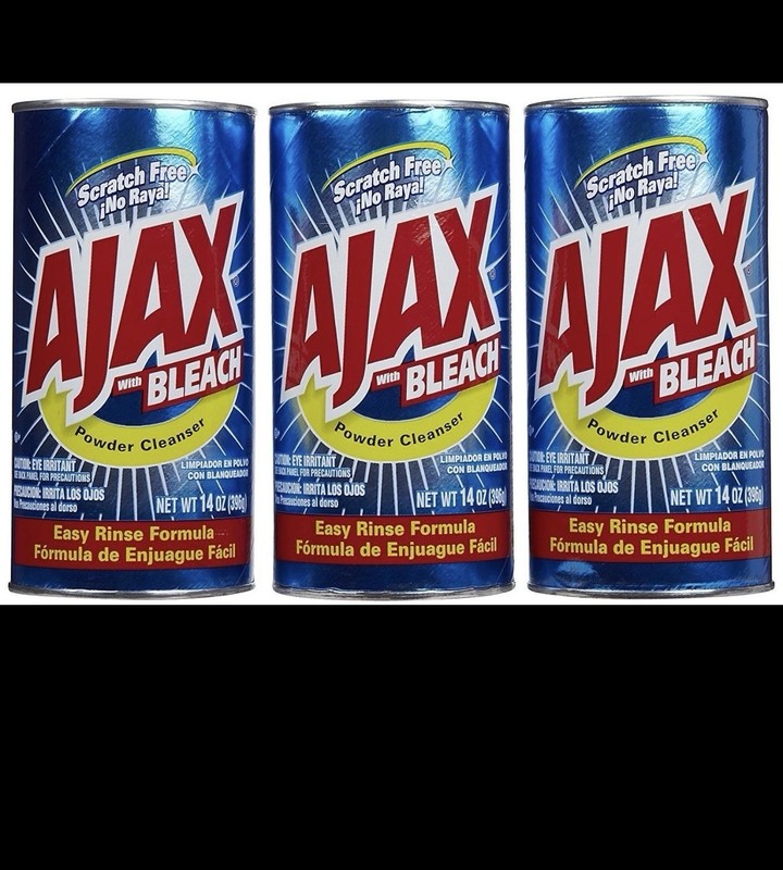 Ajax Powder Cleanser with Bleach, 21 oz. (595g) (Pack of 3)