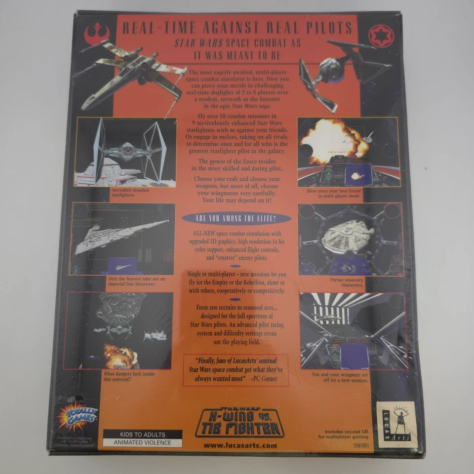 Star Wars: X-Wing vs. TIE Fighter, 1997, Big Box, New & Sealed - Image 3 of 4