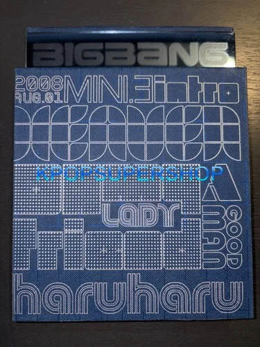 Bigbang 3rd Mini Album Stand Up CD Booklet Case Markings Rare OOP 3rd G-Dragon