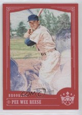 2018 Panini Diamond Kings Red Frame Pee Wee Reese (Batting) #23 HOF 0w7