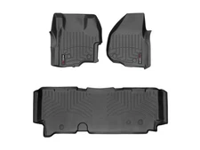 WeatherTech FloorLiner for 2011-2011 Ford Super Duty - 1st & 2nd Row, Black
