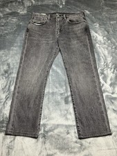 Levi's Mens Jeans 502 31x25 Selvedge Big E Leather Tag Premium