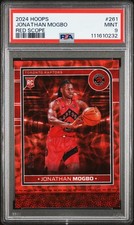 2024 PANINI NBA HOOPS RED SCOPE #261 JONATHAN MOGBO 45/49 PSA 9
