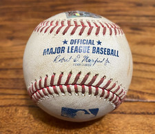 Wilyer Abreu Red Sox Game Used SINGLE Baseball 8/13/2025 v Astros Brown Hit #212