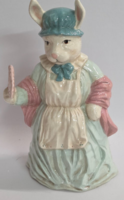 Vintage Howell Ceramics Signed Easter Bunny Handcrafted In Michigan 10.5'' Tall