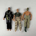 GI Joe Action Figure Large Lot Of 3 Hasbro Blonde Hair Camo Pants With Extras