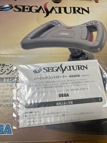 SEGA Saturn Racing Controller HSS-0115 Steering Wheel W/Box USED[Very Good] JP