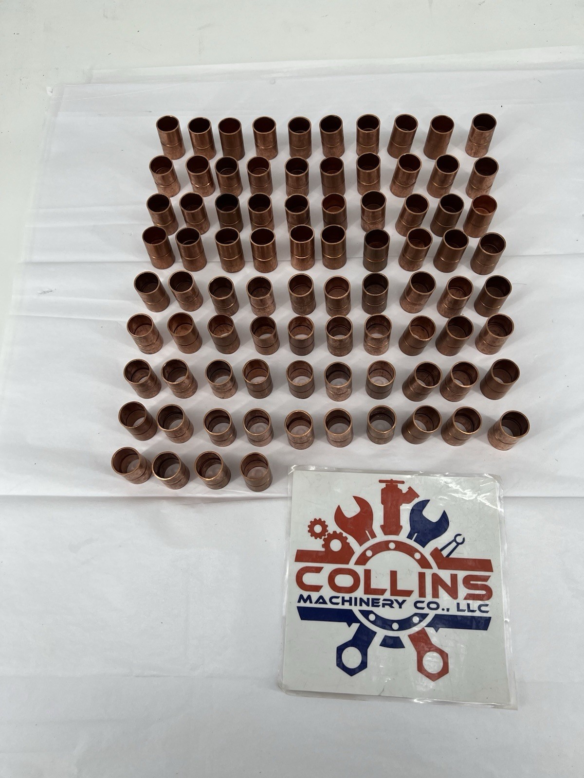 (Lot of 84) Muller Streamline W 01028 Straight Copper Coupling, 5/8 inch ID, CxC