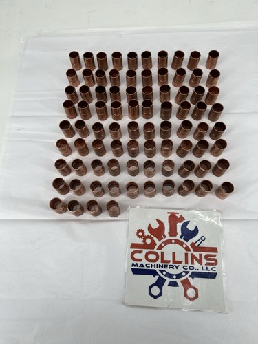 (Lot of 84) Muller Streamline W 01028 Straight Copper Coupling, 5/8 inch ID, CxC