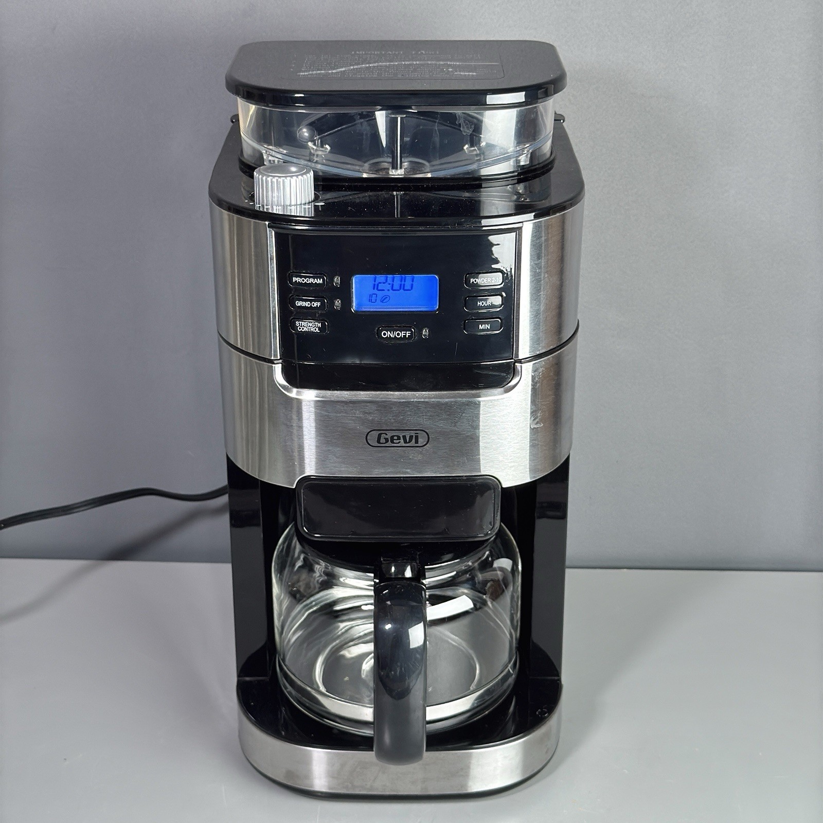 With Built-in Burr Grinder & Programmable Timer
