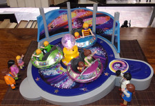 Lot Playmobil " Le Manège de fête foraine "- Attraction lumineuse - diorama