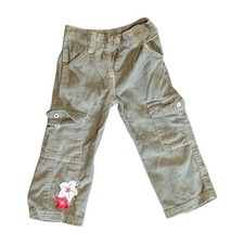 Kids Casual Olive Cargo Pants