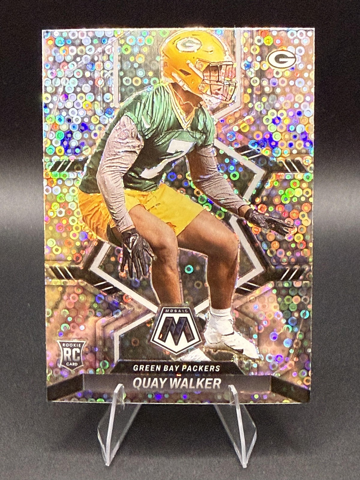 Quay Walker 2022 Panini Mosaic #372 Mosaic No Huddle Silver CC2