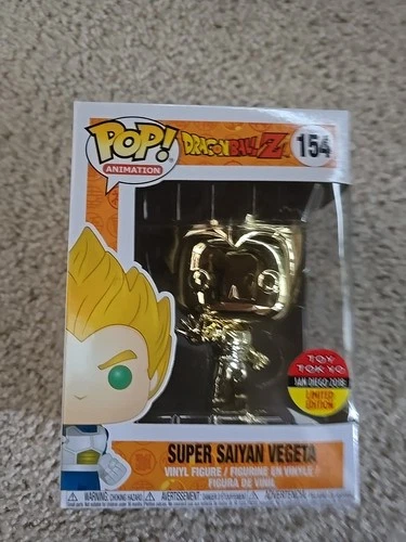 Funko Pop! Vinyl: Vegeta (Super Saiyan) (Gold) - San Diego 2018 Toy Tokyo 154