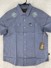Camisa De Manga Corta ALVISH Para Hombre - Algodón 100%, Ajuste Regular, Con Bolsillo, Color Negro Talla M