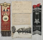 KOKOMO INDIANA GAR GROUP / BADGES - PHOTO POSTCARD ETC