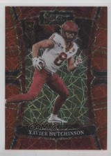 2023 Panini Select Draft Picks Concourse Red Lazer Prizm Xavier Hutchinson uk2