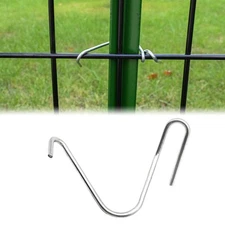 T-Post Clips Galvanized Steel Fence Clips 150 PCS 10 Gauge Convenient and Fas...