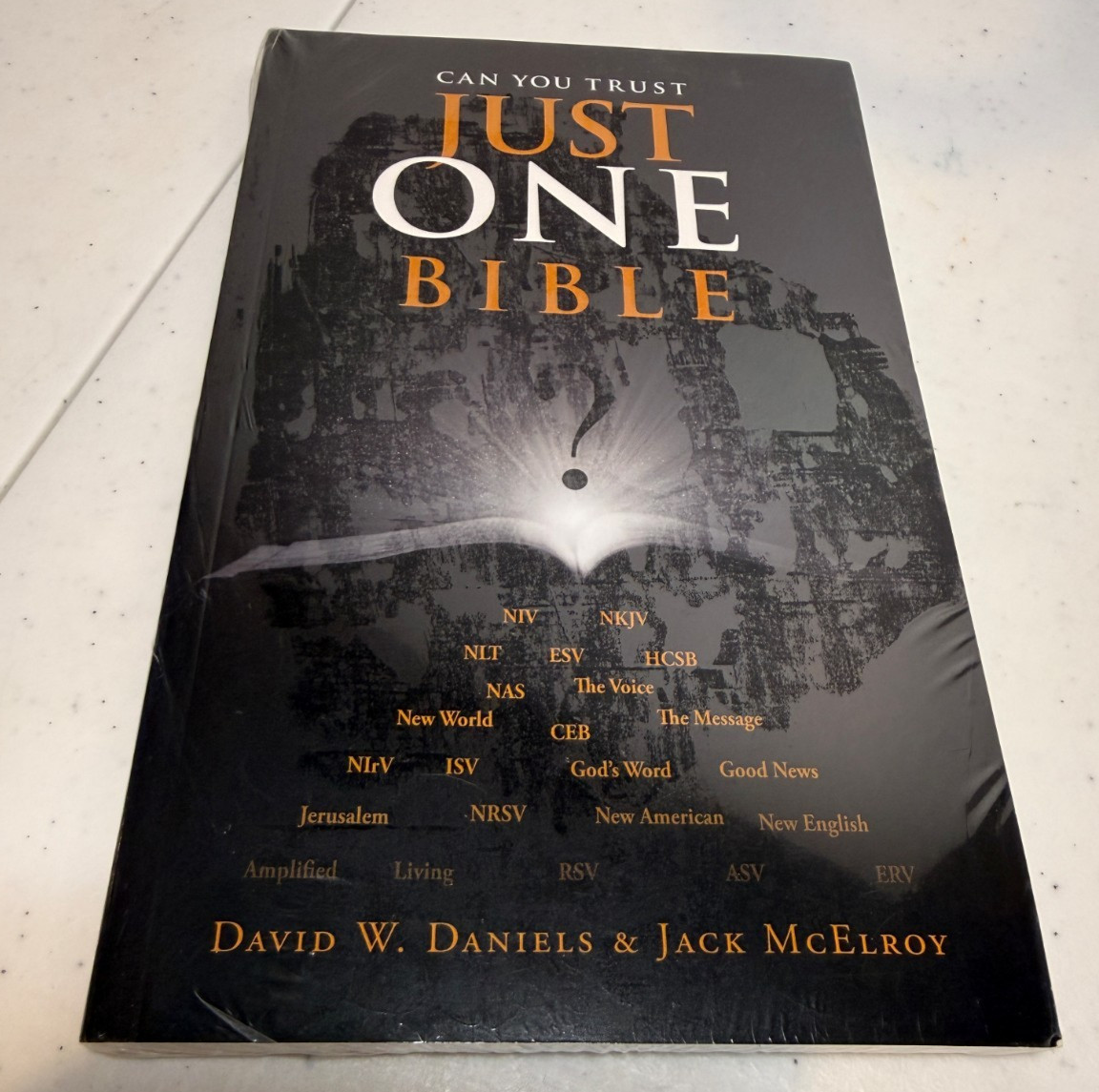 Can You Trust Just One Bible by David Daniels & Jack McElroy Paperback Book New