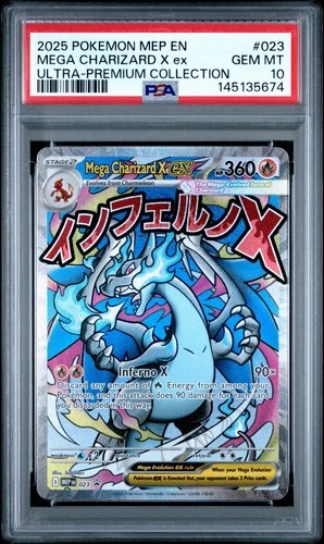 PSA 10 - Mega Charizard EX MEP 023 Ultra Premium Collection Promo