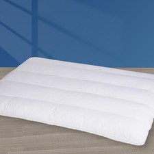 Small Pillow Ultra Flat 18x13in 2.5in Thin 7D Support 100 Cotton Travl Sleeping