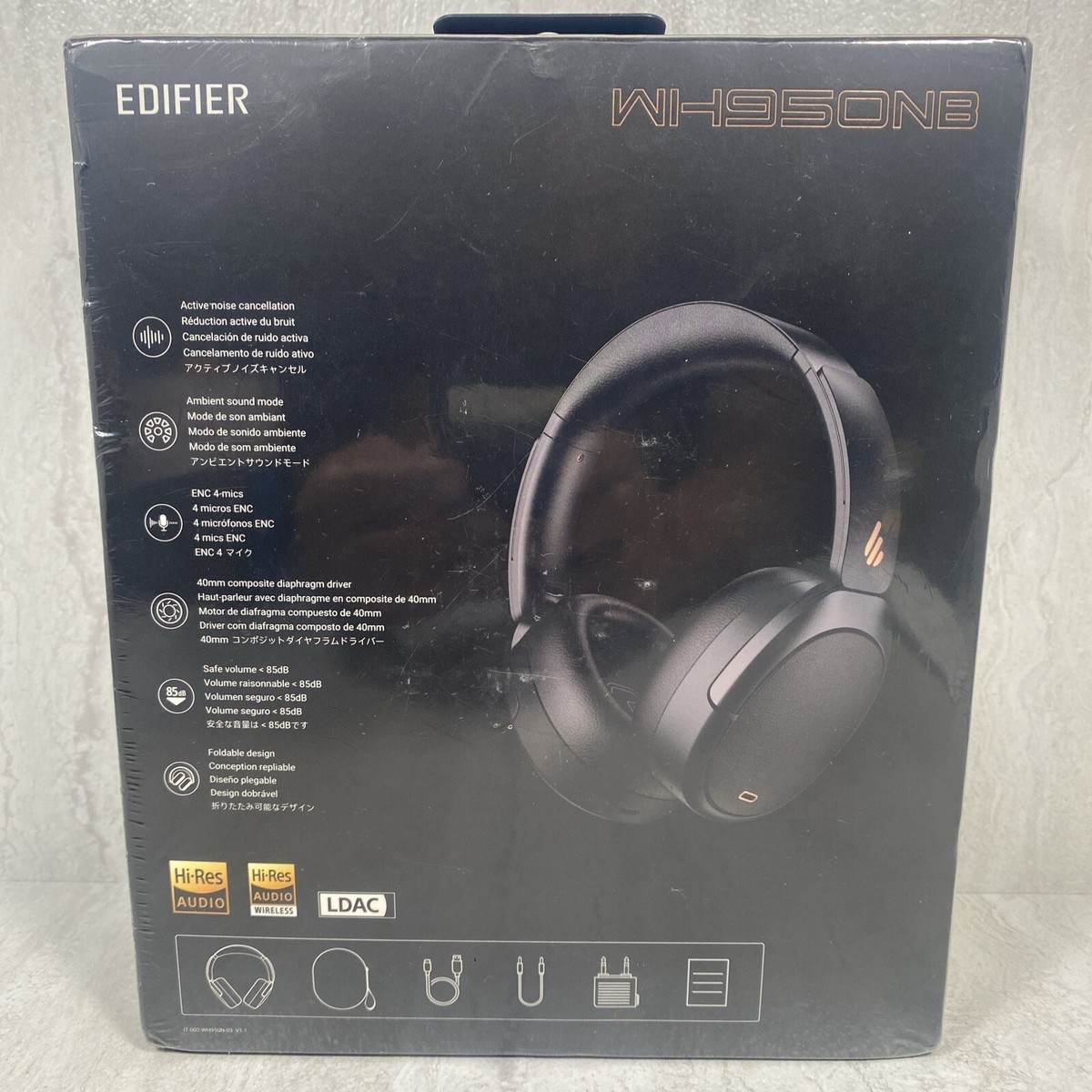 Edifier WH950NB Wireless Headphones - Active Noise Cancelling Headsets Bluetooth Edifier WH950NB Wireless Headphones - Active Noise Cancelling Headsets Bluetooth