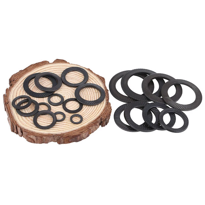 Steel Washers Toothed Safety Serrated Spring Lock Washer M3 M4 M5 M6 M8 To M30 - Photo 3/4