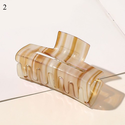 Haarkrallen Geometrisch Acetat Vintage Harz Zubehör Leopard Haarnadeln Clips - Bild 1 von 28