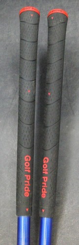 Set of 2 Mizuno Pro 18° 4 & 21° 5 Woods Regular Graphite Shafts Golf Pride Grips - Picture 4 of 5