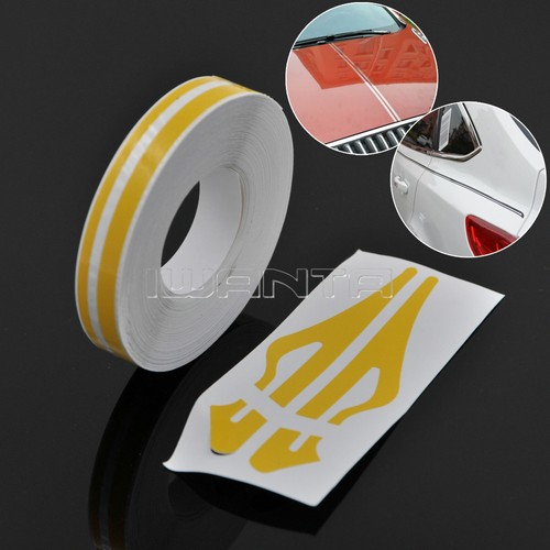 10 Colores 12mm 1/2" Pin Raya Calcomanía Vinilo Cinta Adhesiva Coche Moto Casco - Imagen 11 de 17