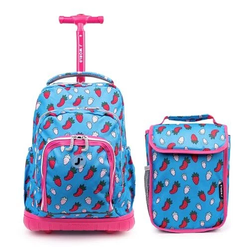 Small rolling lunch bag hot sale