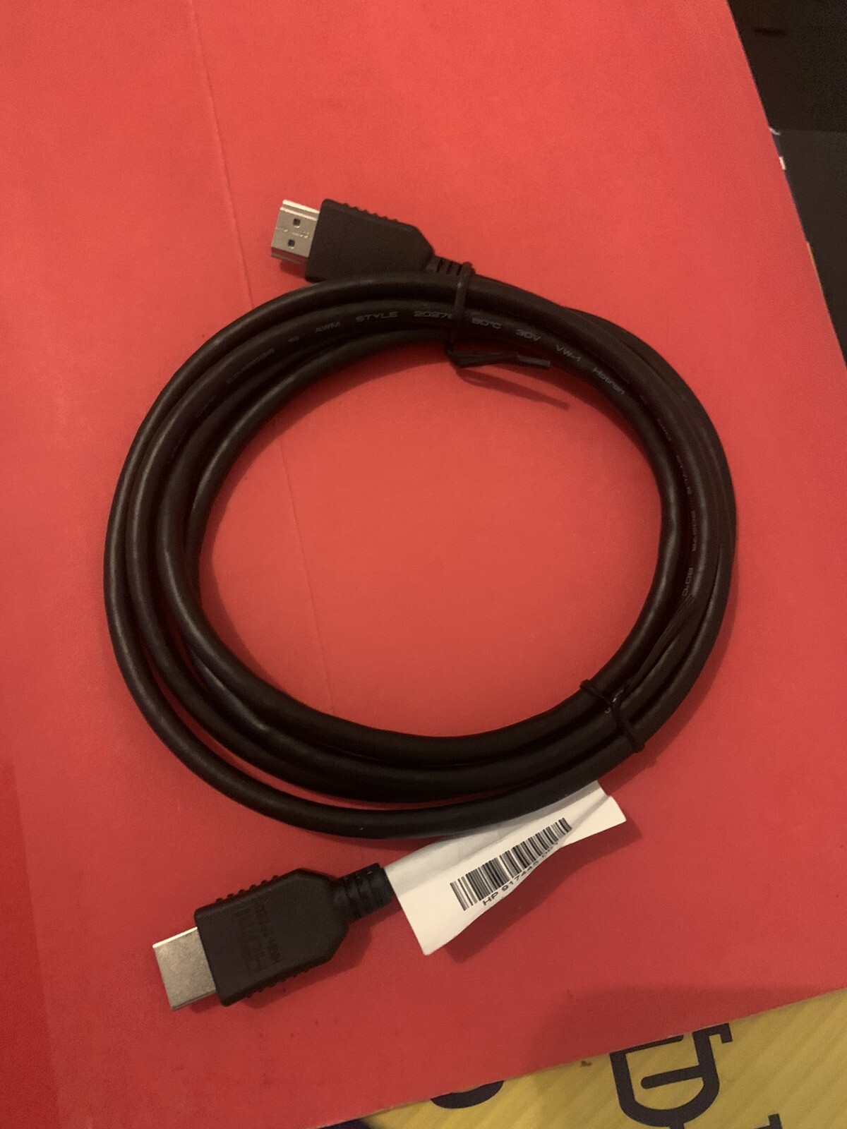 HP 6ft HDMI Cable Male to Male for High-Speed Connectivity-image