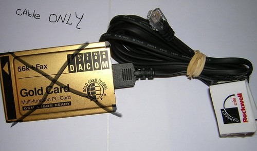 Psion Dacom 56K PCMCIA Gold PC Card CABLE ONLY - Picture 2 of 2