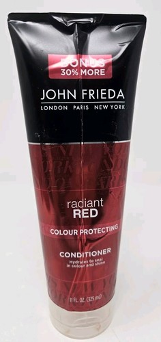 John Frieda RADIANT RED Boosting Conditioner Preserves Enhances Red 11 Fl. Oz.