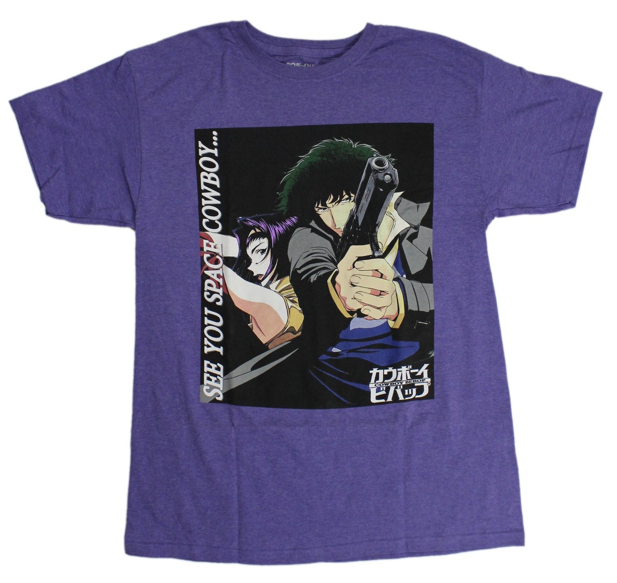 Cowboy Bebop New Adult T-Shirt - Faye Valentine Spike Boxed Image