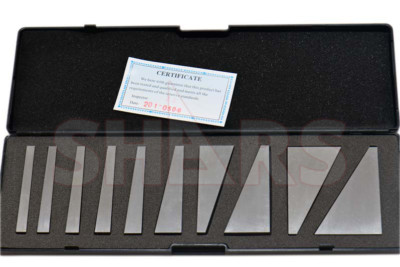 SHARS 10 PCS MACHINIST GROUND ANGLE BLOCKS SET 1 - 30 DEGREE HARDENED P[