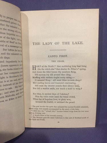 The Lady of the Lake Sir Walter Scott American Book Company - Picture 5 of 5