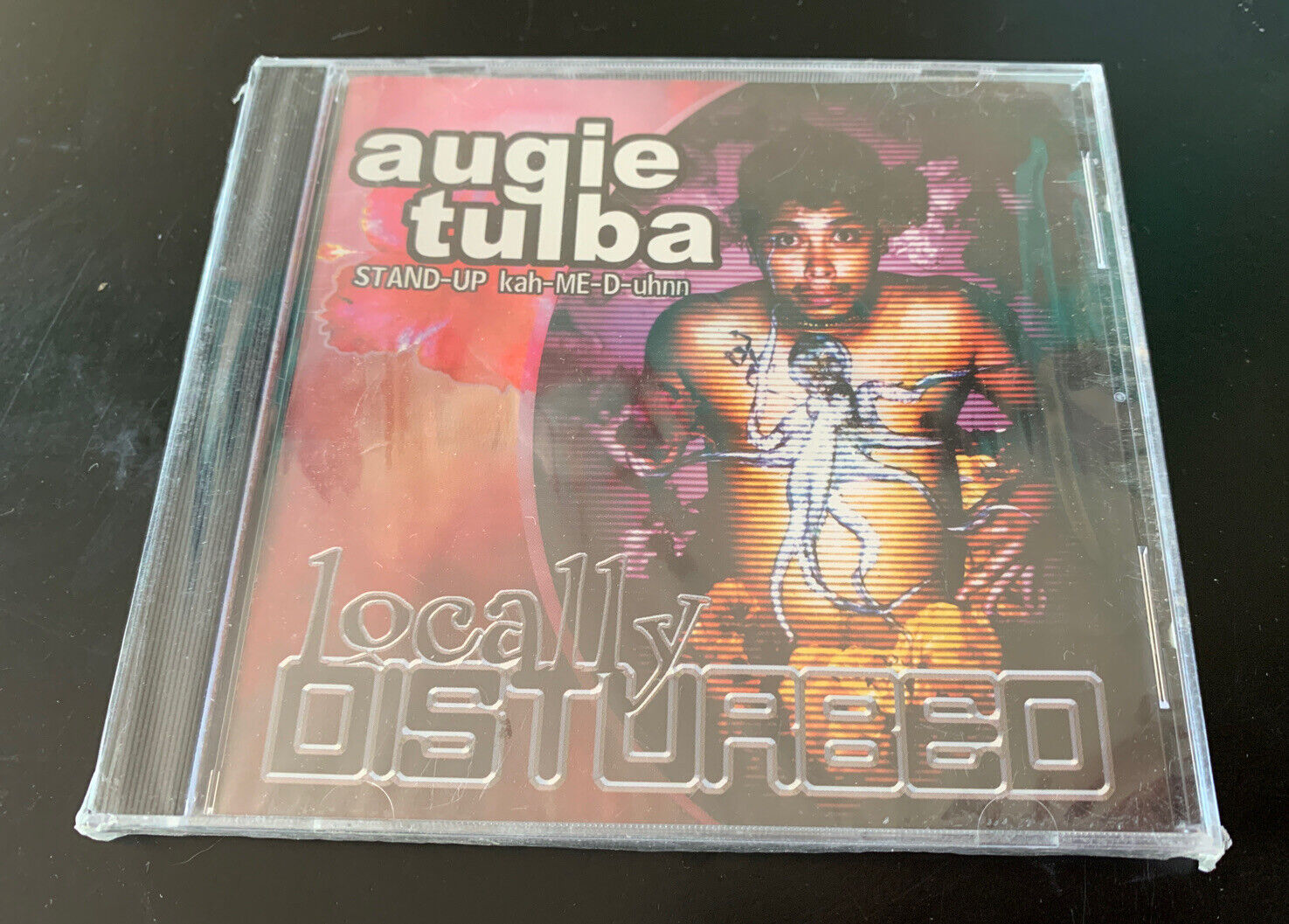 NEW Locally Disturbed by Augie Tulba CD Hawaiian Local Comedy Stand Up Aloha
