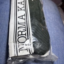 Norma Kamali Socks Vintage Size 6-7 Green Made In USA 80s/90s