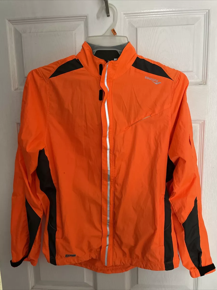 Orange running jacket women's outlet