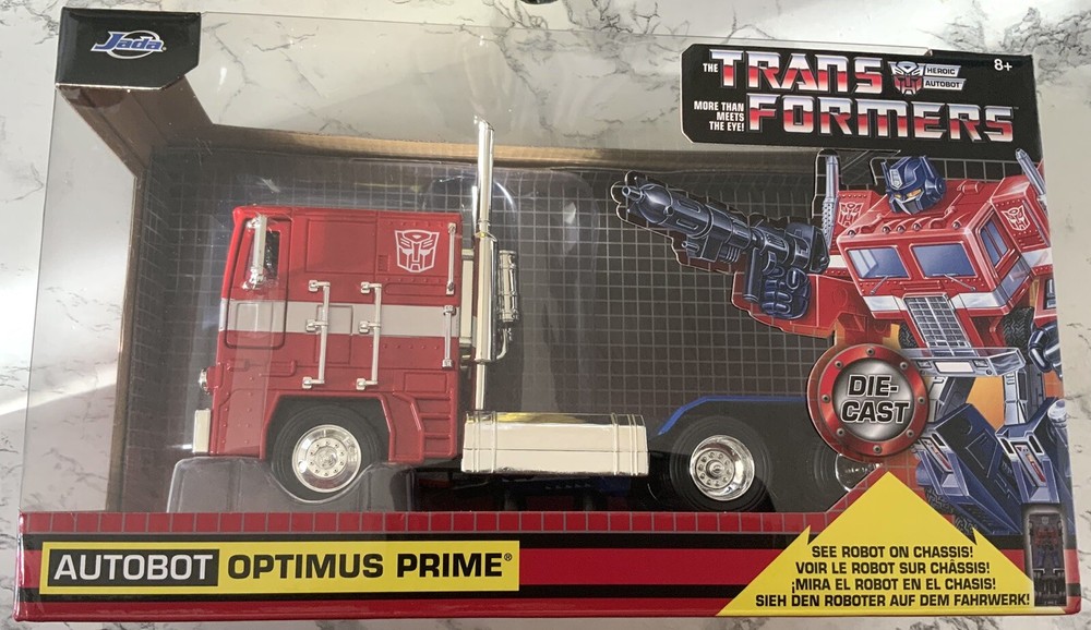 Transformers Jada 4-Inch Optimus Prime Diecast Collectible Action Figure