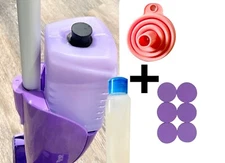 Complete Refillable Swiffer Kit, PRE-MODIFIED WET JET Reusable Swiffer Bottle,