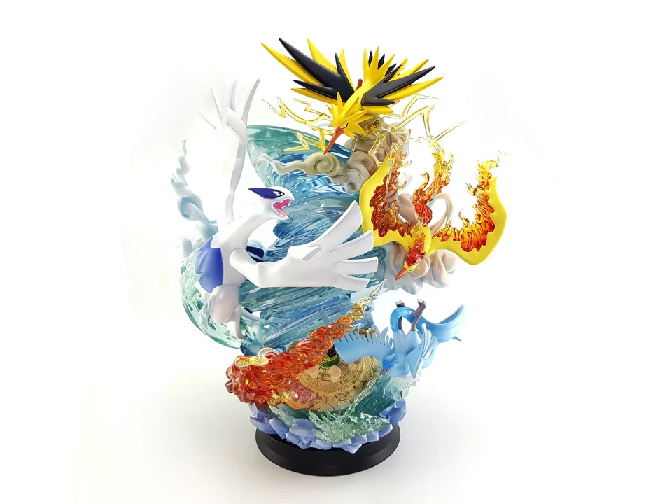 Statue Lugia & Legendary Birds - Pokémon MFC Studios - Articuno Zapdos Moltres - Photo 3/4