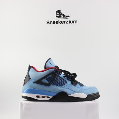 Air Jordan 4 Retro x Travis Scott Mid Cactus Jack 308497-406 Men's Size 12