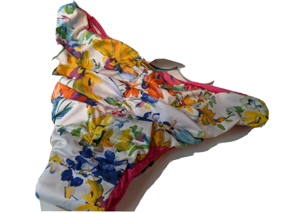 NUEVO BEACH BUNNY PARADISE FLOR SCRUNCH FONDO SOLO Pequeño o Mediano Foto 3 de 3