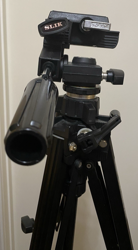 SLIK U-212 Deluxe Universal Tripod Professional Black Finish (Mint) - Picture 8 of 12