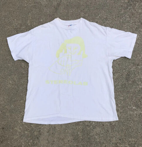 Leer oog Respect Vintage 90s Stereolab Glow In The Dark T Shirt XL Tortoise Yo La Tengo  Bjork Pop | eBay