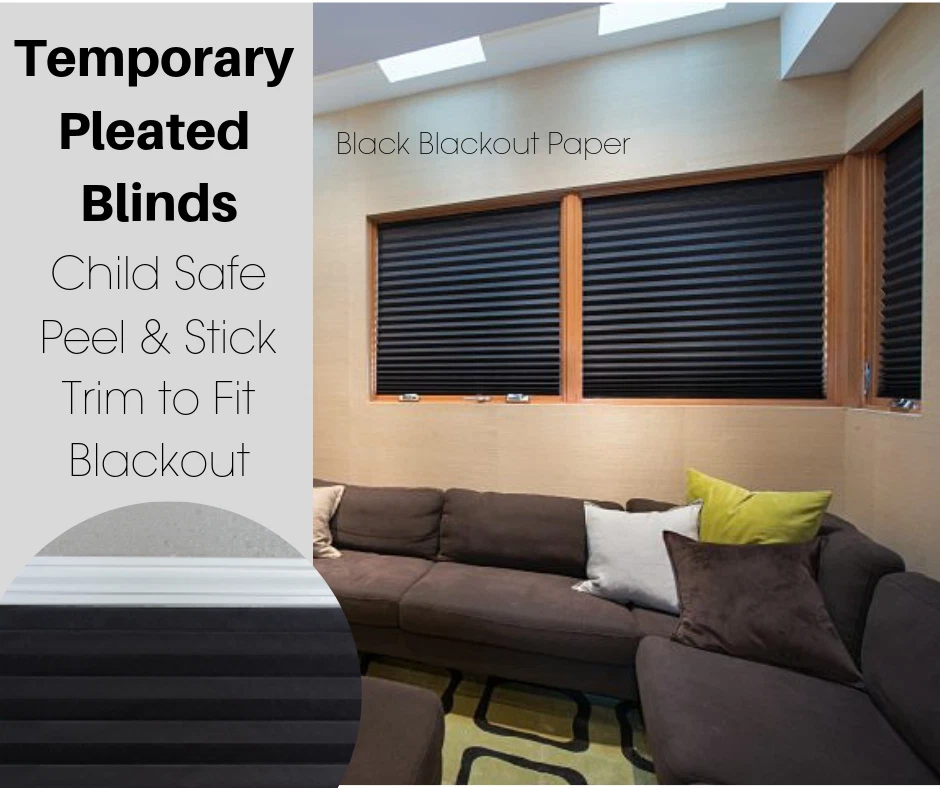 Temporary 2024 blackout shades